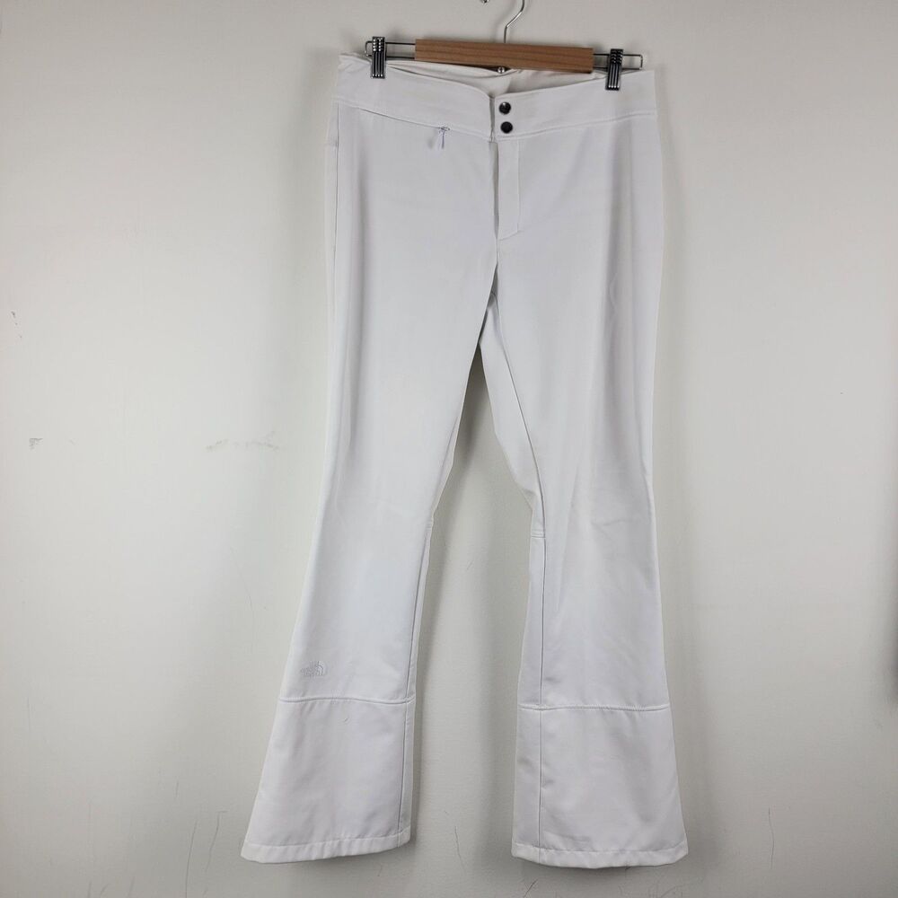 The North Face Windwall Snow Pants Womens L  White Ski Snowboard Waterproof READ